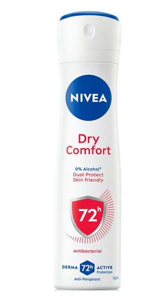 Nivea Deo- Spray Dry Comfort Kvinne 150ml*6st.