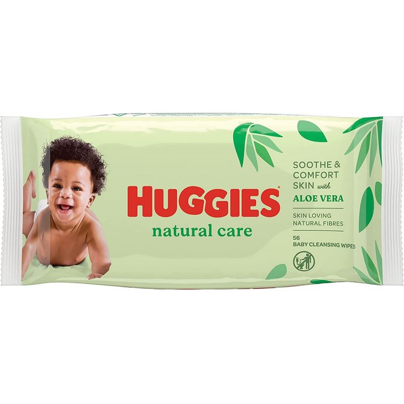 Huggies Våtservietter m/ Aloe Vera 56st* 10pk.