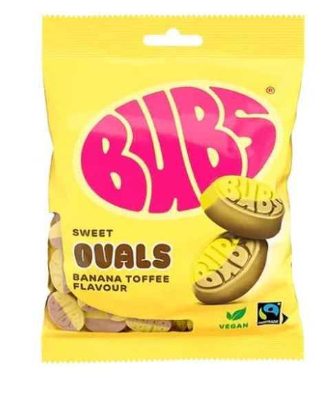 Bubs GOODY BANAN TOFFEE 90Gx 12st. Gelatinfri