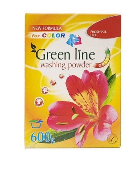 Vaskepulver Color Green Line 600g.*12st.