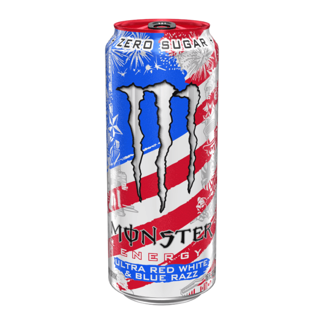 Hovedbilde Monster Ultra Red, White & Blue Razz ...