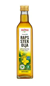 Hovedbilde Kloka Svensk Rapsstekolja Sm&oslash;rsmak 500ml*12st.