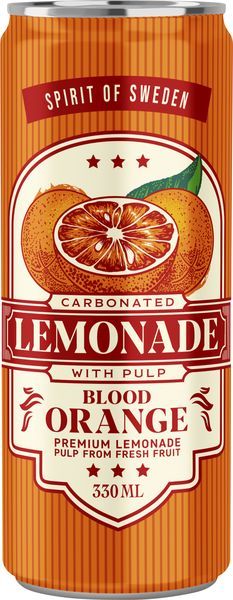Spirit of Sweden - Lemonade Blodappelsin 330ml*24st.