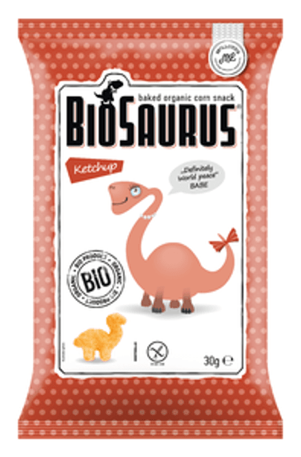 Hovedbilde BIOSAURUS KETCHUP 30G*14st. Økologisk/Dato varer