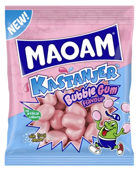 MAOAM Kastanjer BubbleGum 120g*14st.